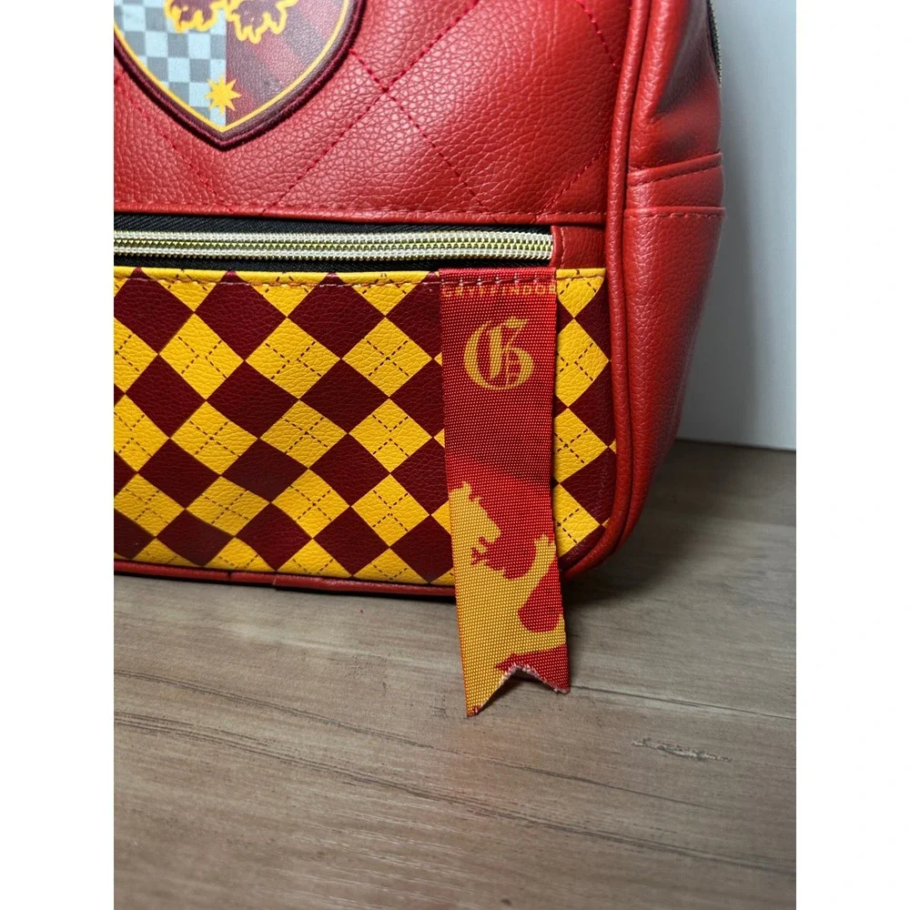 Harry Potter Gryffindor Quilted‎ Mini Backpack Red Yellow Emblem